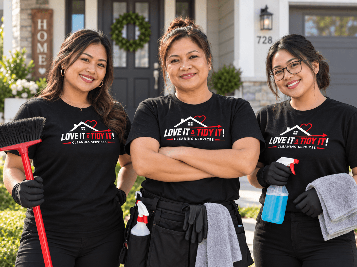 Love It & Tidy It residential cleaning staff